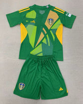 Kid Size Leeds United green Goalkeeper